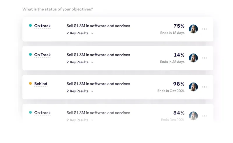 15Five: Okr review