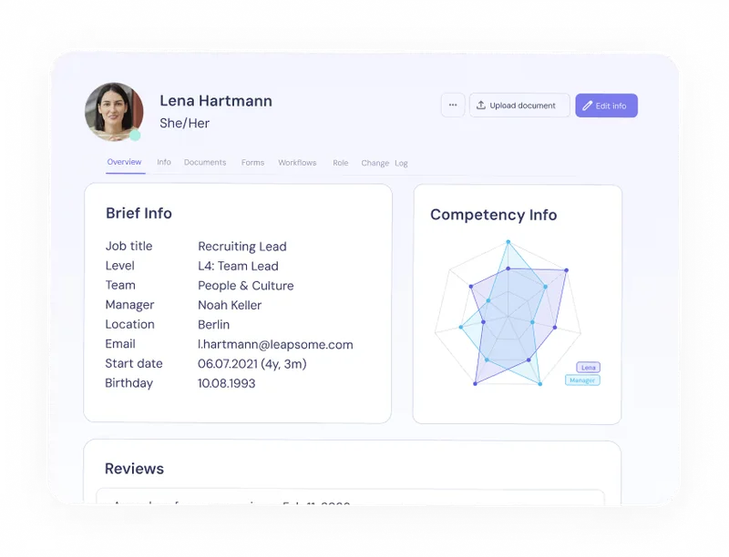 Leapsome: Hris