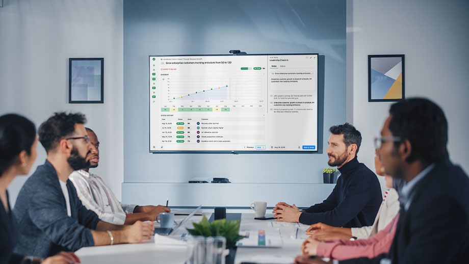 Organisation OKR overview in OKRnest