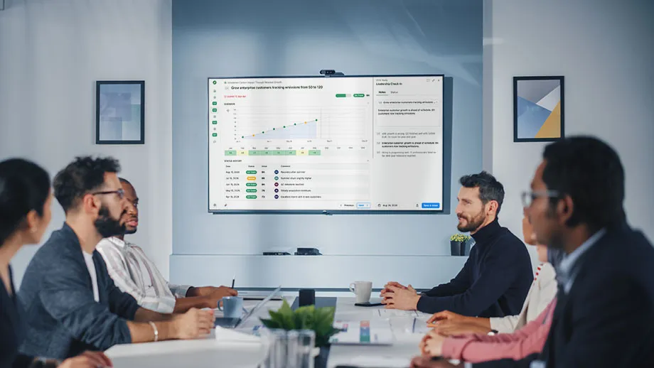 Organisation OKR overview in OKRnest