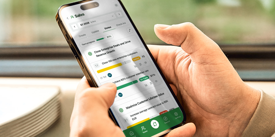 OKR explore view in OKRnest