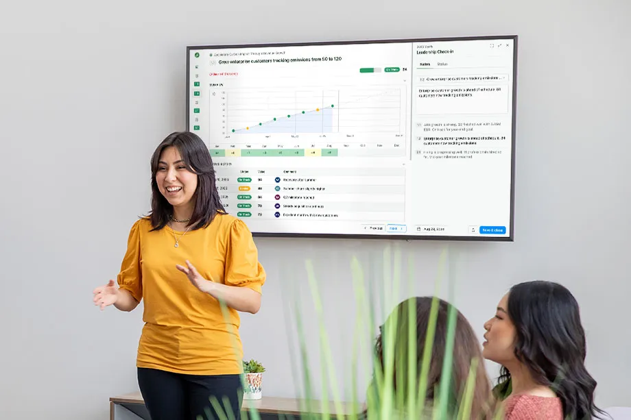 Planning organic growth in a team meeting